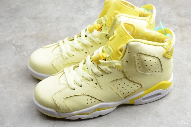 Cheap TBK 543390-800 Air (GS) Jordan Floral 6 Retro Dynamic Yellow 0727